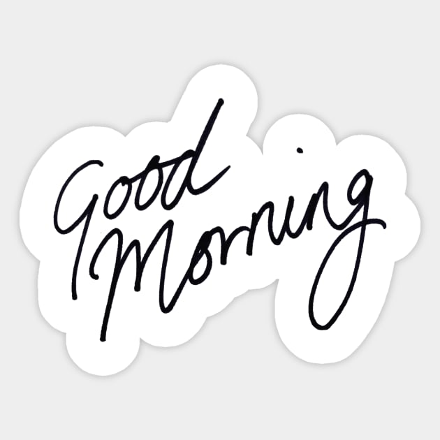 Good Morning Sticker by tamsinlucie